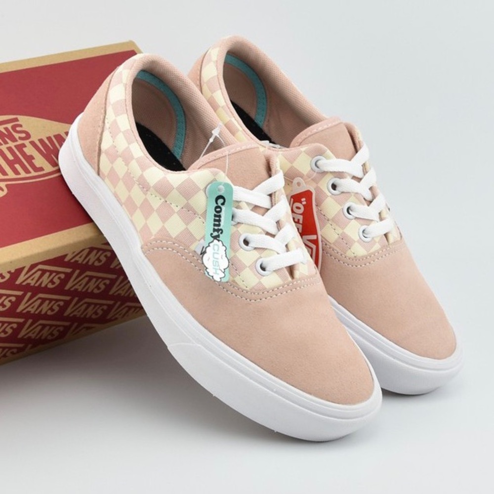 NEW vans comfycrush era pink checkerboard 6 / 6.5 - Picture 5 of 14